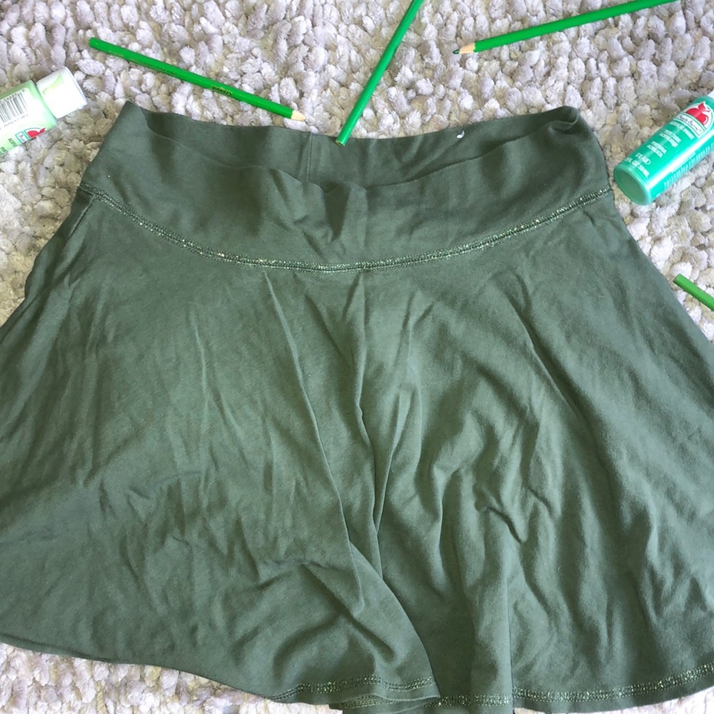 Olive green skort